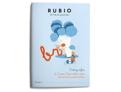 Cuaderno rubio ortografia 6-7 años para saber mas