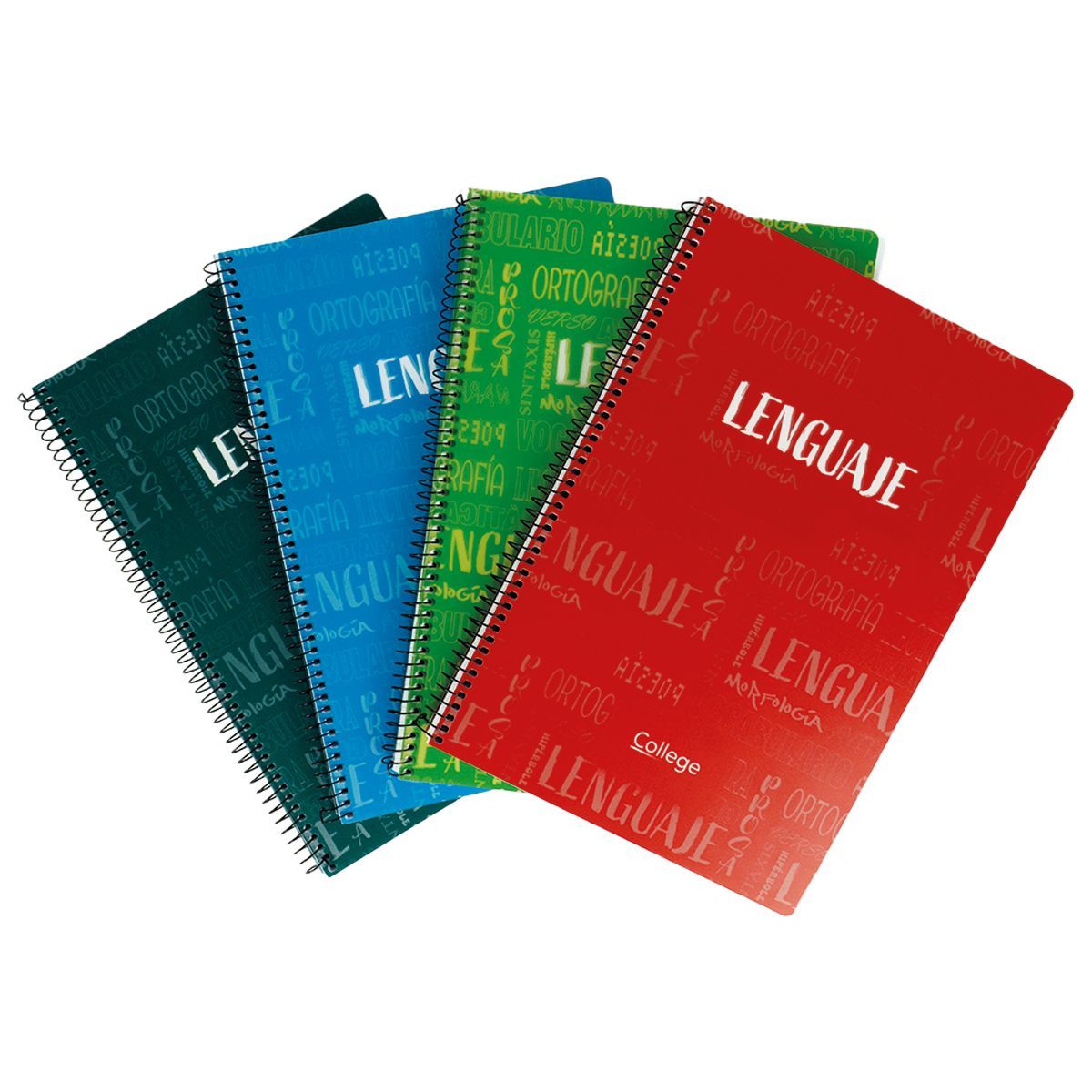 Cuaderno Tapa Polipropileno Folio 80h 90gr Materias Lenguaje
