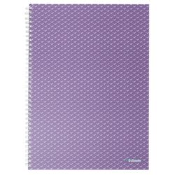 Cuaderno wiro con tapas de cartón  Colour'Breeze A4, cuadriculado, lavanda
