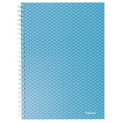 Cuaderno wiro con tapas de cartón Colour'Breeze A5, con pauta rayada, azul