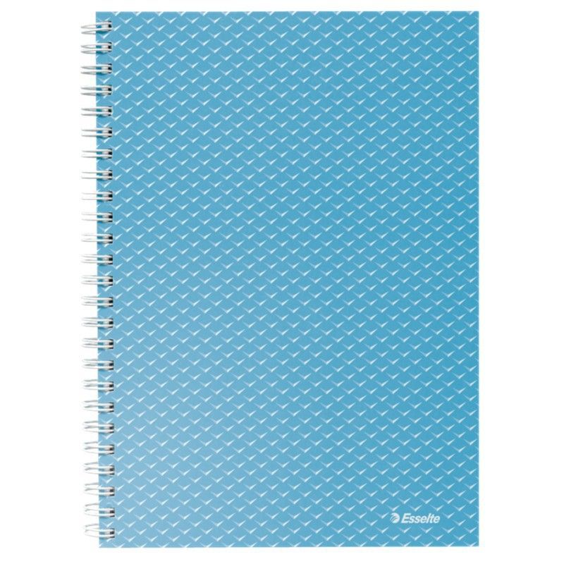 Cuaderno wiro con tapas de cartón Colour'Breeze A5, cuadriculado, azul