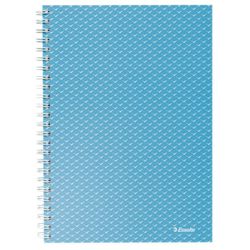 Cuaderno wiro con tapas de cartón Colour'Breeze A5, cuadriculado, azul
