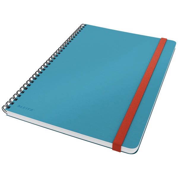 Cuaderno Wiro Leitz Cosy. Tapas duras. 80 hojas rayado horizontal, DIN B5, azul