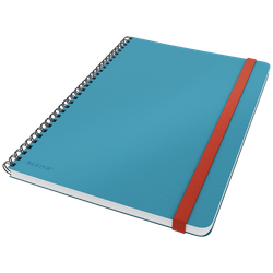 Cuaderno Wiro Leitz Cosy. Tapas duras. 80 hojas rayado horizontal, DIN B5, azul