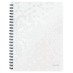 Cuaderno Wiro Leitz WOW. PP. 80 hojas cuadrícula 5,DIN A4, blanco