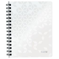 Cuaderno Wiro Leitz WOW. PP. 80 hojas cuadrícula 5,DIN A5, blanco