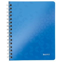 Cuaderno Wiro Leitz WOW. PP. 80 hojas rayado horizontal,DIN A5, azul
