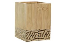 Cubertero de bambú etnico