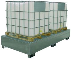 Cubeta galvanizada 2 depósitos 1.000 lts 3037-GRX