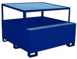 Cubeta pintada con soporte 1.000 litros 3038-PR