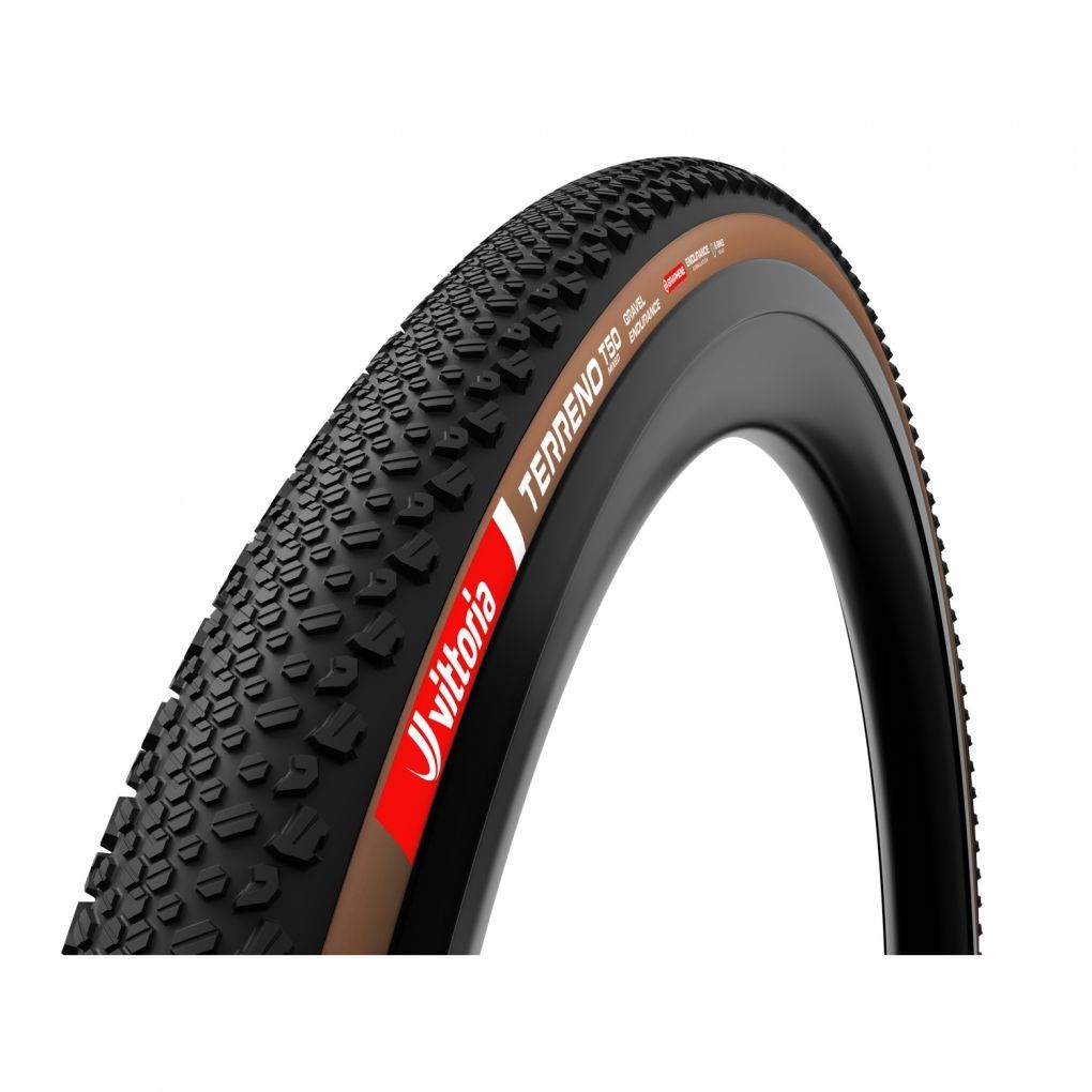 Cubierta Gravel Race Vittoria TERRENO T50 mixed 700X45 TLR Brown-blk G2.0