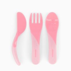 Cubiertos De Aprendizaje +6M Twistshake Pastel Rosa