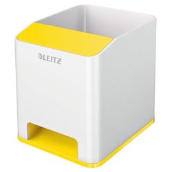 Cubilete Leitz WOW DUAL, amarillo/blanco