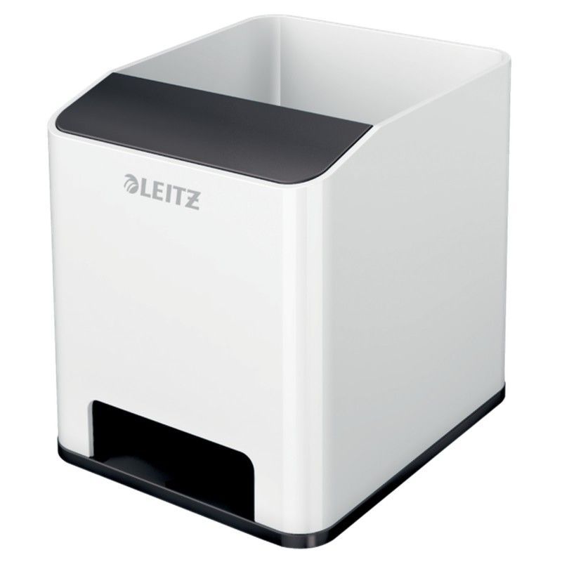 Cubilete Leitz WOW DUAL, negro/blanco
