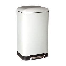 Cubo Basura Con Pedal Blanco 30 L.