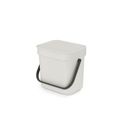 Cubo Basura para Reciclar Sort & Go 3 L Gris Claro Brabantia