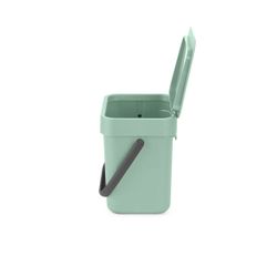 Cubo Basura para Reciclar Sort & Go 3 L Verde Jade Brabantia