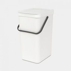 Cubo Basura Reciclaje 15l Gris Claro