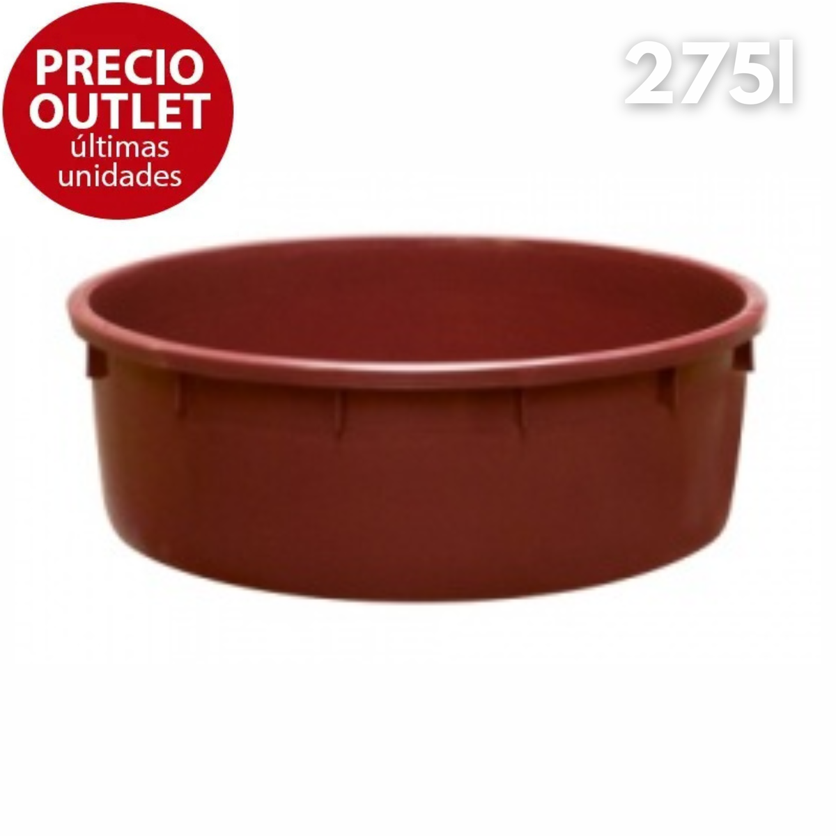 Cubo color vino para agricultura y enología