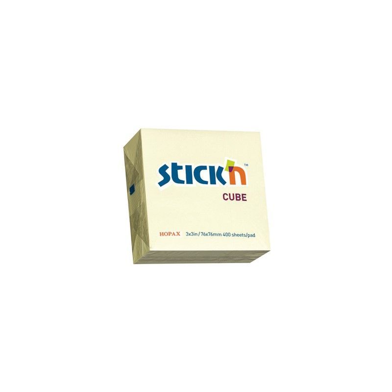 Cubo de 400 notas adhesivas