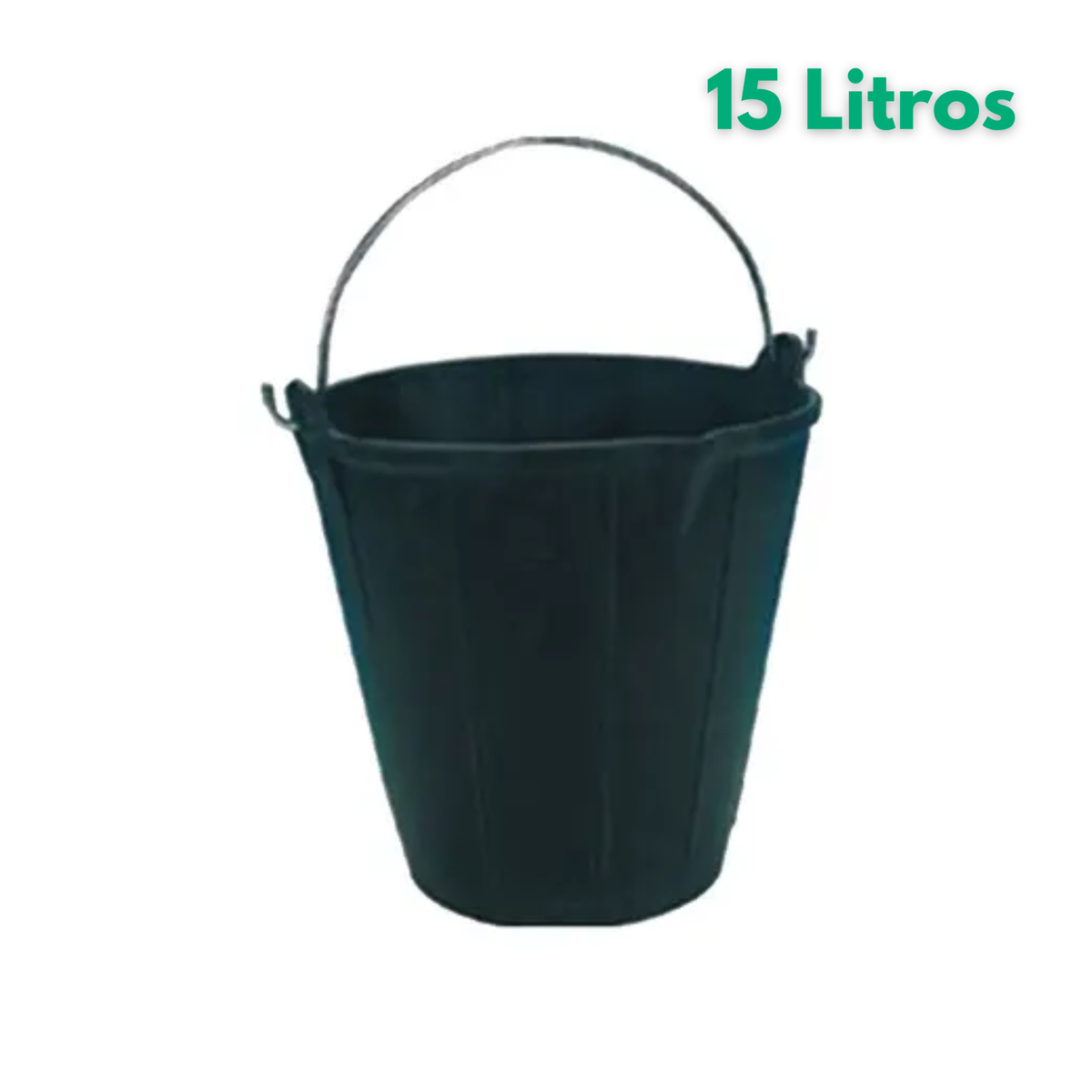 Cubo de goma 15 L con pico