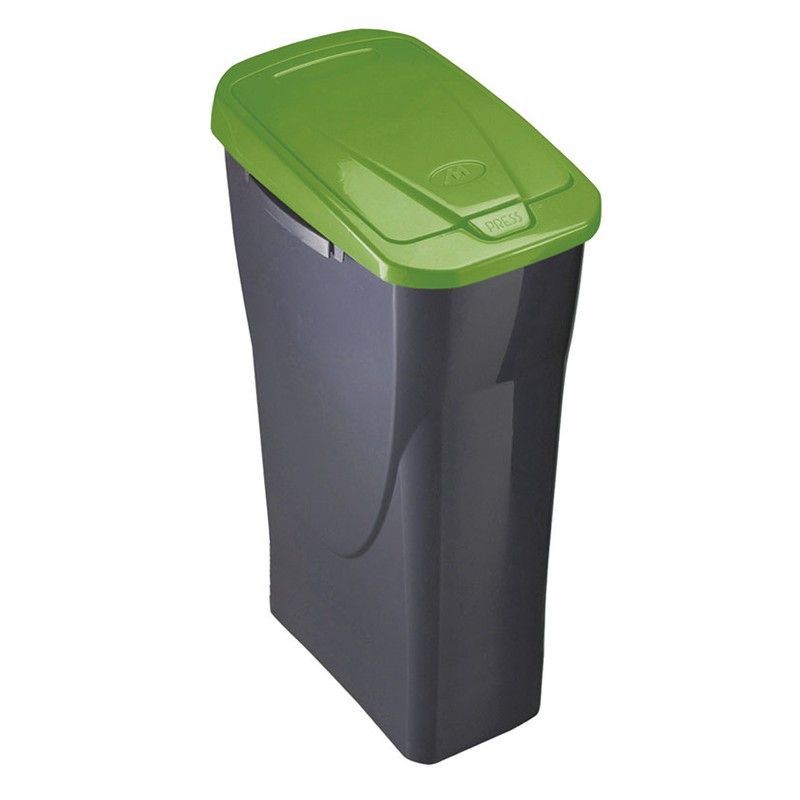 Cubo Ecobin 15l. Con Tapa Verde