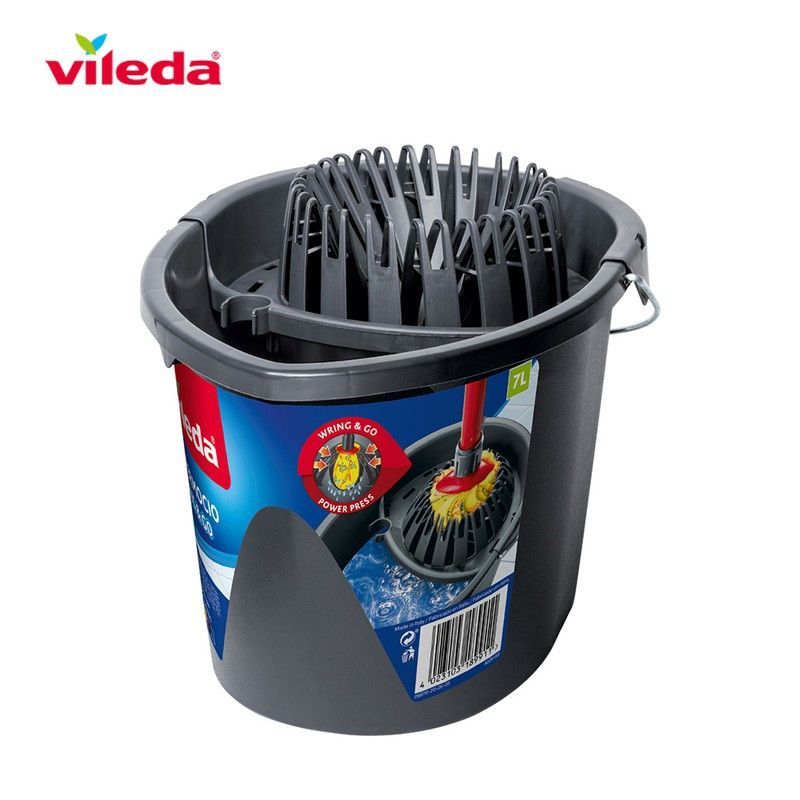 Cubo gris wring and go 161030 vileda