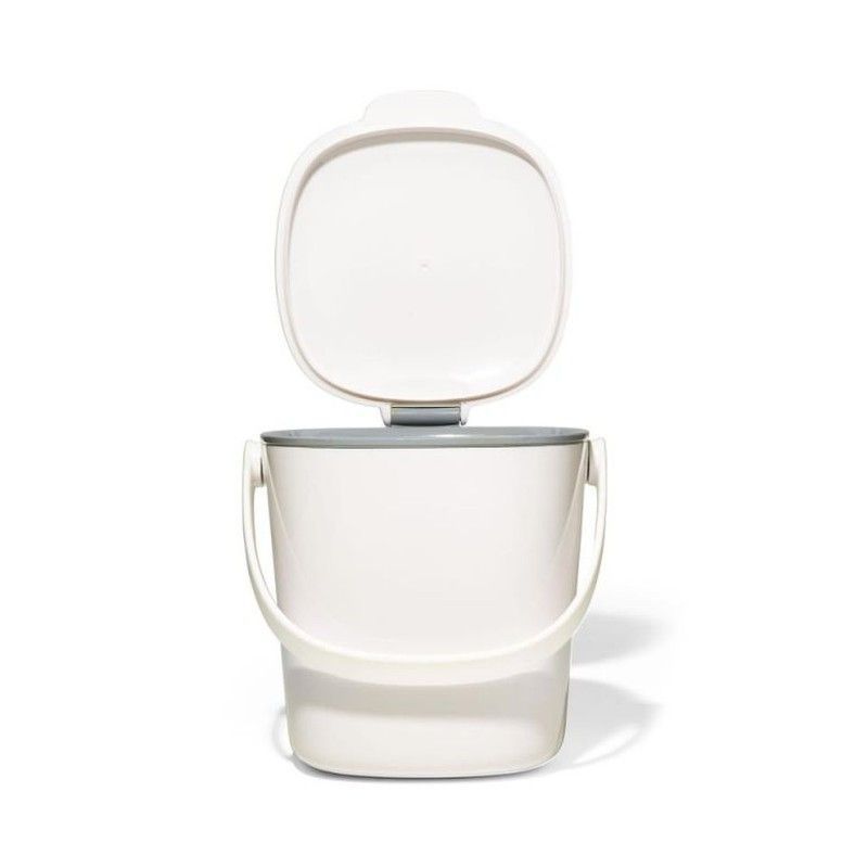 Cubo materia orgánica limpieza fácil blanco 2.8l oxo