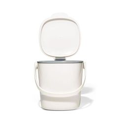 Cubo materia orgánica limpieza fácil blanco 2.8l oxo