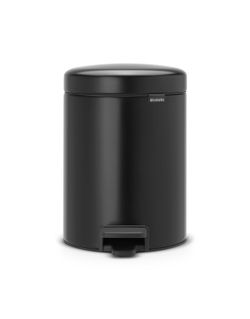 Cubo para Basura Pedal Icon 5 L Matt Negro Brabantia