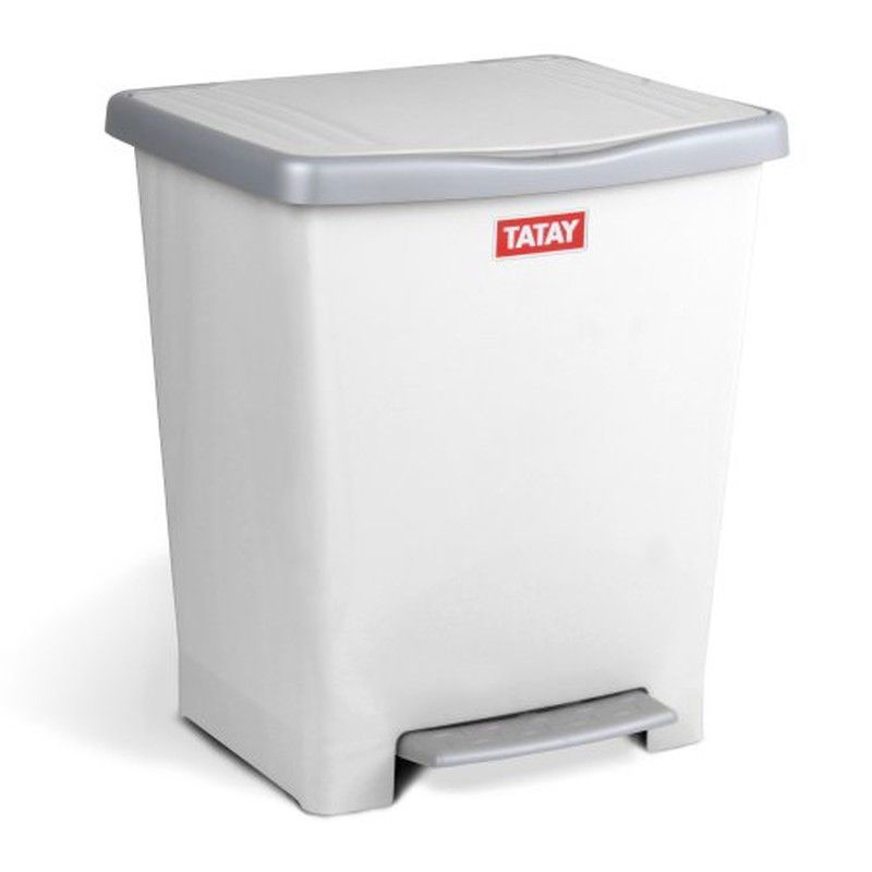 Cubo Pedal 23 L. Millenium Blanco Tatay