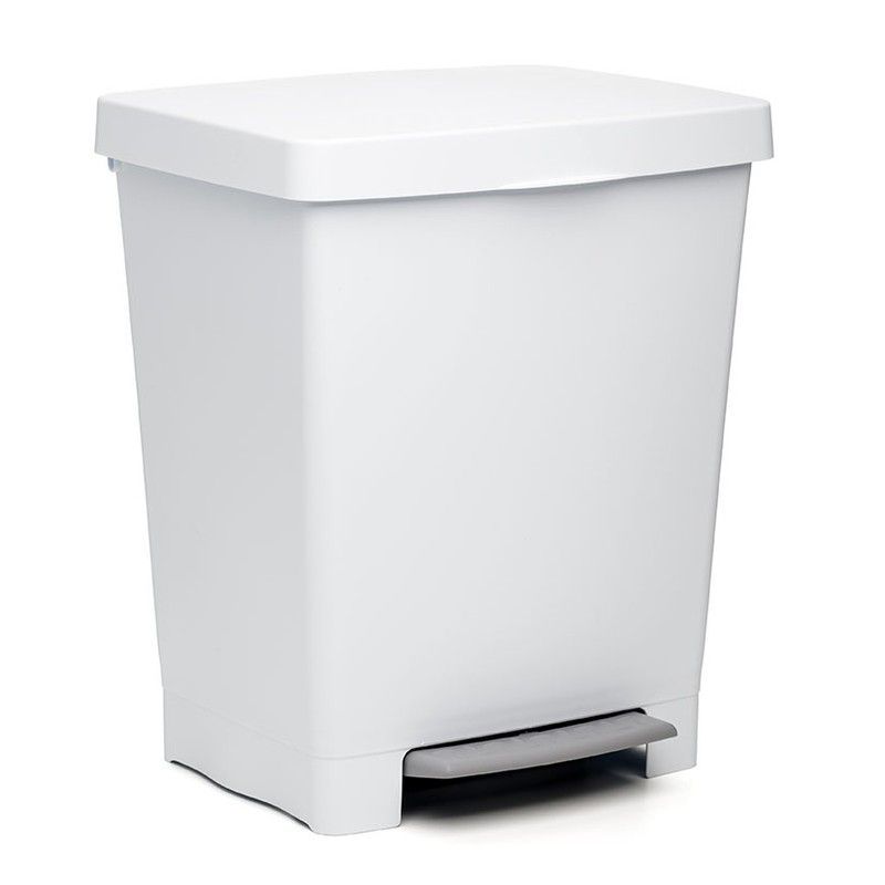 Cubo Pedal Cubik Blanco 23l. Tatay
