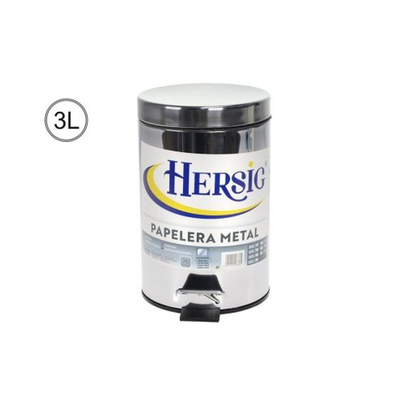 Cubo Pedal Metal Inox 3Lt 58836