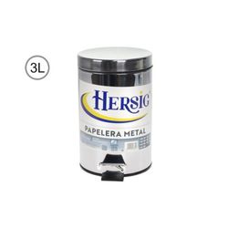 Cubo Pedal Metal Inox 3Lt 58836