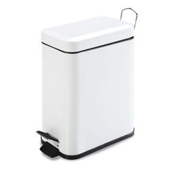 Cubo pedal sanitario HABITEX Cubo Pedal Blanco 5 L. Rectang. Habitex