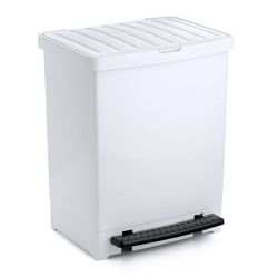 Cubo pedal TATAY Cubo Pedal Blanco 25L. Tatay