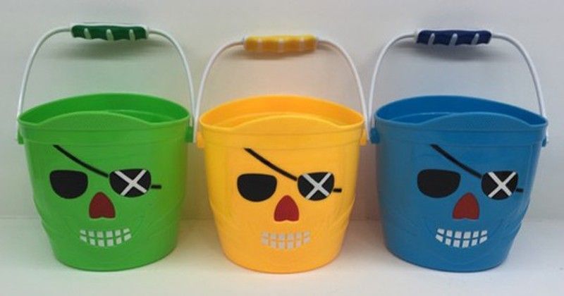 Cubo Playa Pirata 13 Cm.