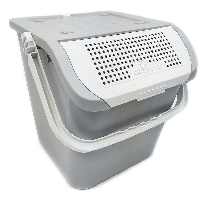 Cubo Reciclaje Pura Con Filtro 28 litros Ecoplast