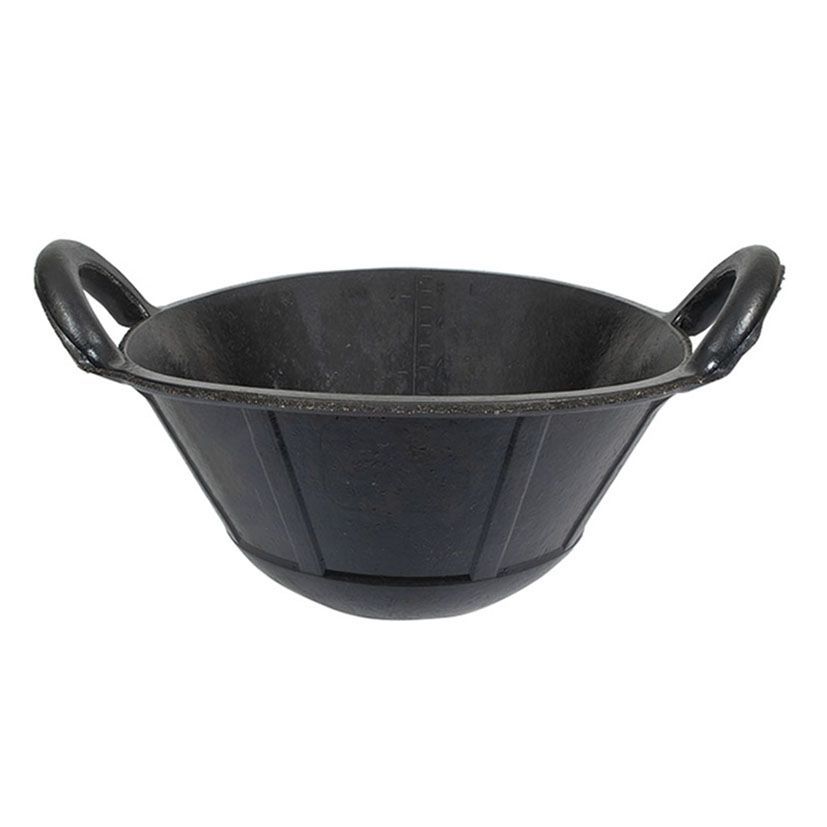 Cubo/Spart Goma Negra Constr.9 L.Ratio