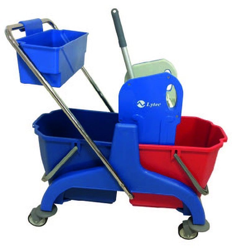 Cubo tank doble 2x18 con presa y cesta