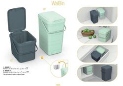 Cubo Walbin 8 Lt. Gris Antracita 8031/34