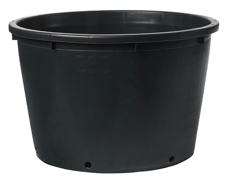 Cubos grandes para plantas negros de 500 L