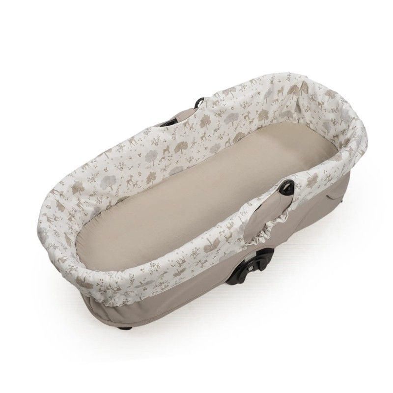 Cubre cuco gomas + Sábana ajustable cuco Nara Pasito a Pasito