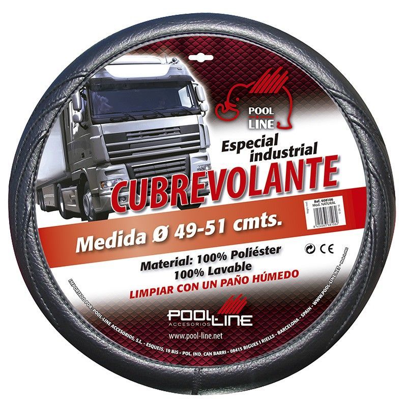 ***CUBREVOLANTE "NATURAL" COLOR NEGRO MED. 49 - 51