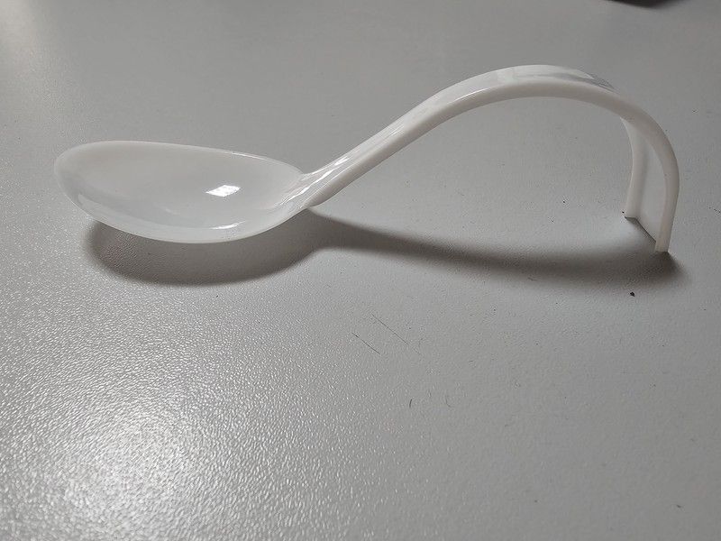 Cuchara cantón blanco. 50 unidades