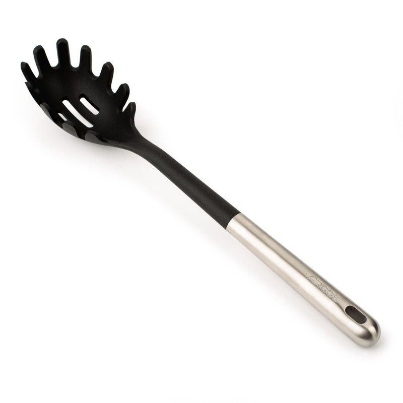 Cuchara de Pasta Acero Inoxidable y Silicona