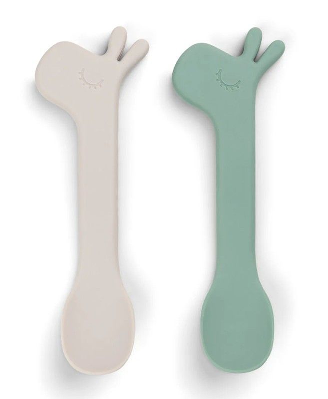 Cuchara de silicona 2 ud Done By Deer