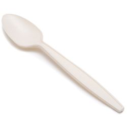 Cucharillas Café ó Postre de Maiz Desechable. Ecologicas. 300 Unidades