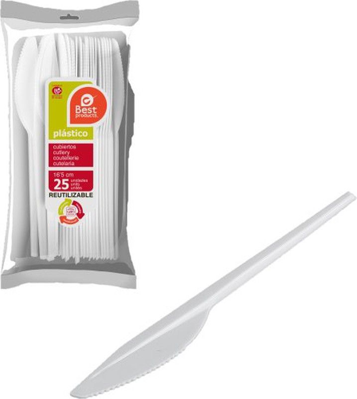 Cuchillo Blanco Reutilizable (25) 730056