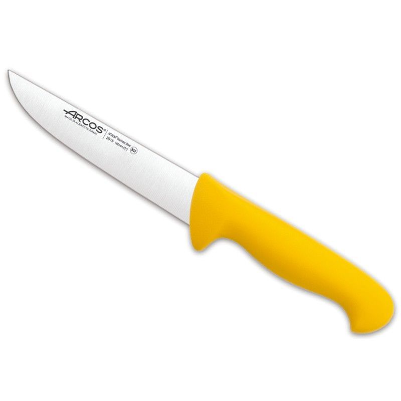 Cuchillo carnicero 160mm serie 2900 Amarillo